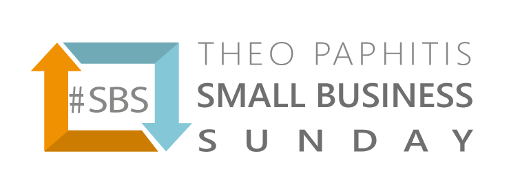 Theo Paphitis - #SBS Small Business Sunday Logo