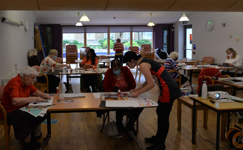 GRAND OPENING OF COMMUNITY MURAL ORGANISED BY GA MEMBER ROSE HILL DESIGNS