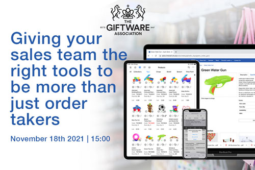 FREE WEBINAR - 'GIVING YOUR SALES TEAM THE RIGHT TOOLS TO BE MORE THAN ORDER TAKERS'