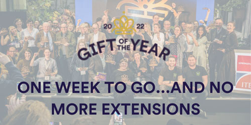 ONE FULL WEEK TO GO...NO EXTENSIONS THIS TIME