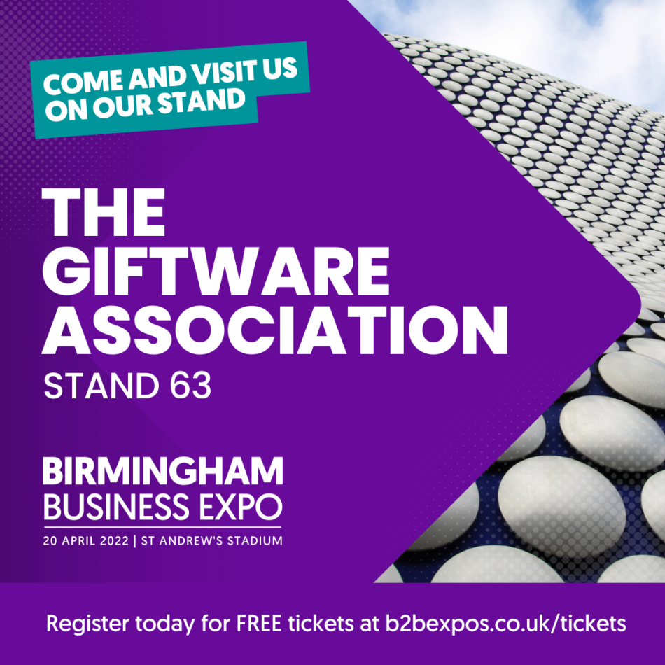 Come and join The Giftware Association at the region’s biggest business to business exhibition