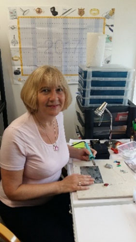 YES ITS JEWELLERY HAND-PAINTED IN WAX!