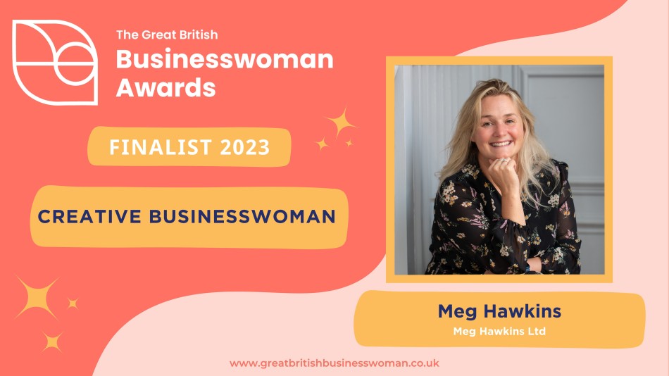 Midlands Giftware Designer, Meg Hawkins is a Finalist in Two Prestigious Awards.