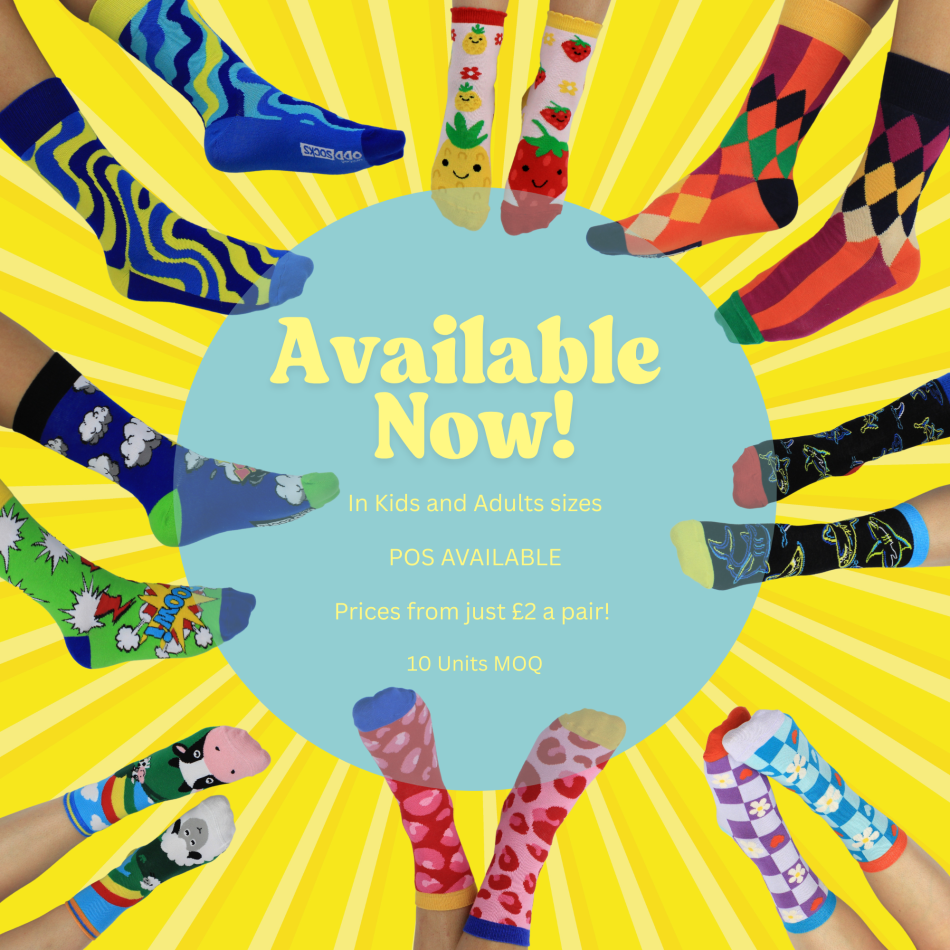Say hello to the latest and boldest evolution from United Oddsocks, Odd Pairs!
