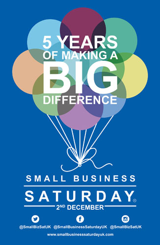 SMALL BUSINESS SATURDAY IS COMING