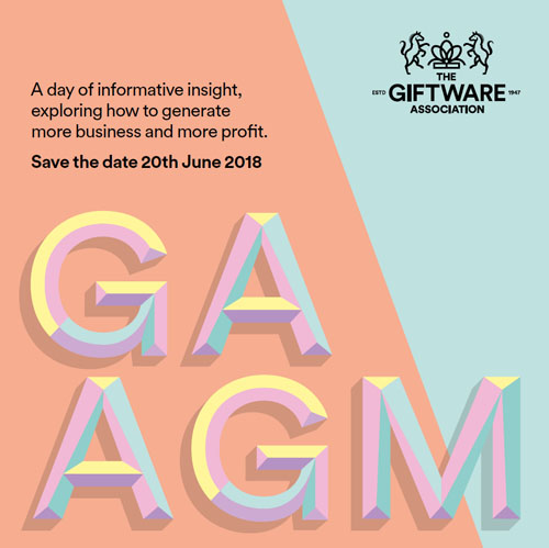 SAVE THE DATE FOR THE GA'S AGM
