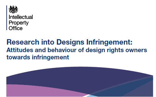 GOVERNMENT PUBLISHES DESIGN RIGHTS INFRINGEMENT RESEARCH