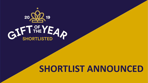 GIFT OF THE YEAR 2019 SHORTLIST ANNOUNCED