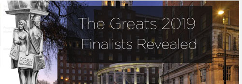 THE GREATS FINALISTS ANNOUNCED