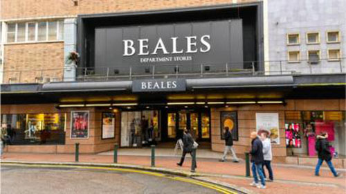 HIGH STREET NEWS - BEALES FALLS INTO ADMINISTRATION