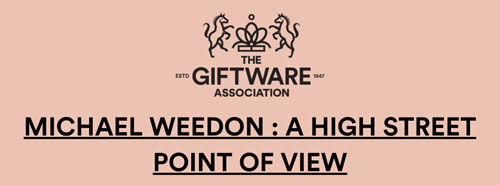MICHAEL WEEDON: - A HIGH STREET POINT OF VIEW