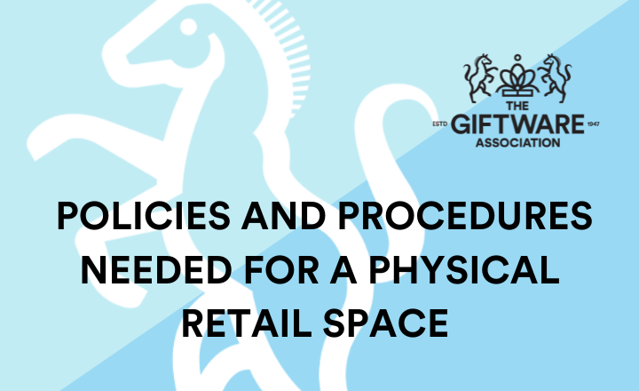 Policies and Procedures needed for a physical retail spoace.